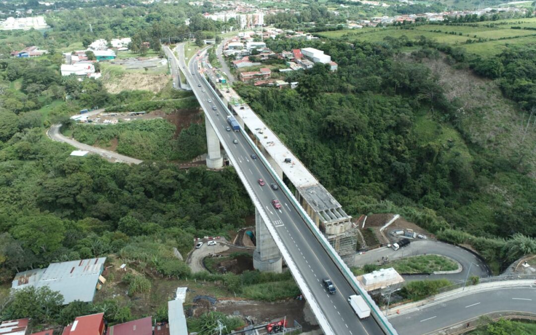 Virilla Bridge on Route 32 will Operate with Only 1 Lane for 7 Nights.
